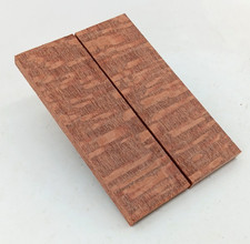 Leopardwood bookmatched knife scales and pistol grips, 2 pieces 3/8" x 2" x 6"