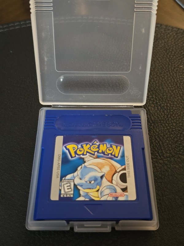 Pokemon Blue Version Nintendo Game Boy Authentic Cartridge, Tested