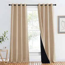 Living Room Completely Shaded 46"W x 90"L Pack of 1 Biscotti Beige