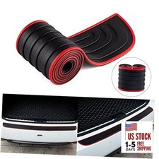 SINGARO Car Rear Bumper Protector, 35.5inch x2.75inch 35.5x2.75inch Black-Red