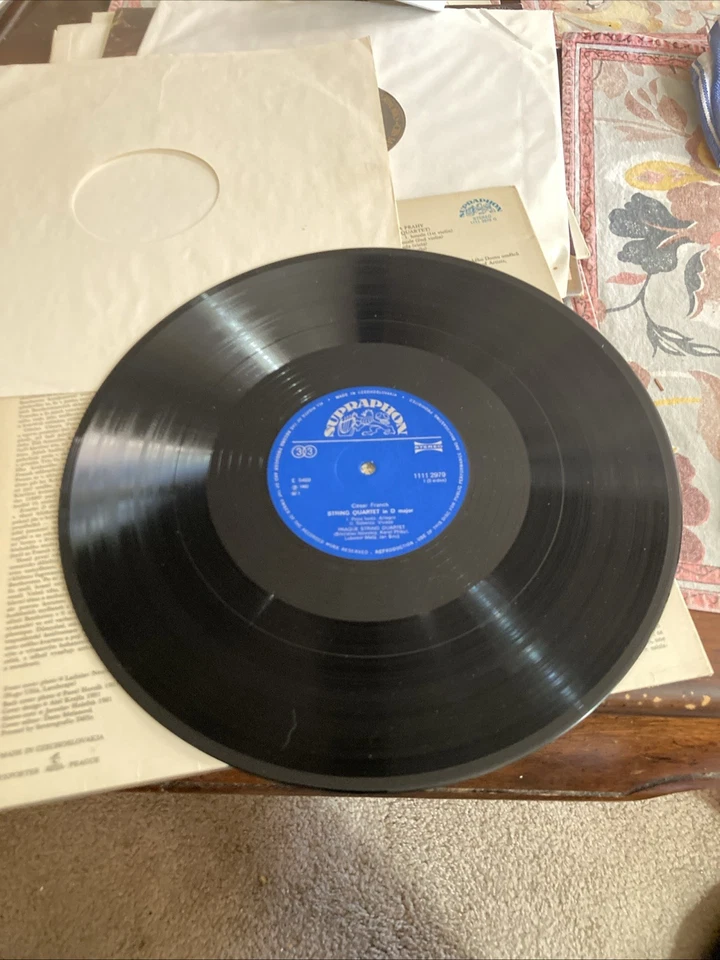 Franck: D Major Quartet, Prague Quartet, Supraphon 1111 2979, 1981, Czech, EX - Image 3 of 4