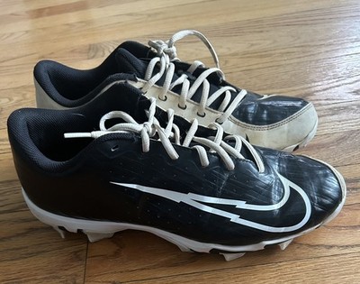 Men s US 11 Nike Vapor Ultrafly 4 Keystone Black & White Baseball Cleats
