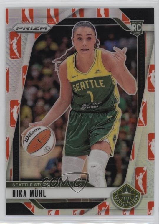 2024 Panini Prizm WNBA Logo Prizm Nika Muhl #75 Rookie RC