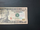 2017A $10 DOLLAR BILL PJ33388810A contains 2 triples together — photo 3