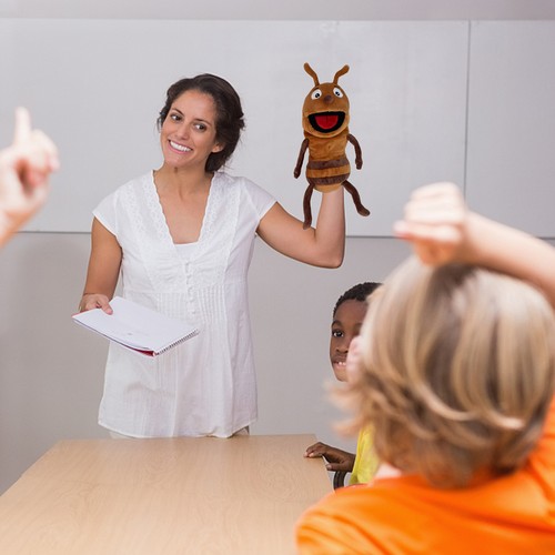 Kinder Handpuppe Tier Plüsch Handpuppen Weiche Tier Handpuppen Tierspielzeug - Bild 2 von 18