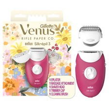 Rifle Paper Co. Venus Epilator with Shaver Trimmer Attachments