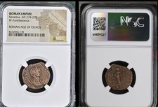Roman Empress Severina Coin 274-275AD NGC Genuine Certified Aurelianus Scarce