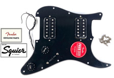Originale Fender Squier HH LOADED PICKGUARD Fat Strat Humbucker Pickup Set con VITE
