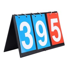 Tabletop Scoreboard Flipper2/3/4 Digit Scoreboard Score Keeper Flip Portable ...