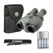 Canon 10x30 IS II Image Stabilized Binocular  Batteries w/ Charger