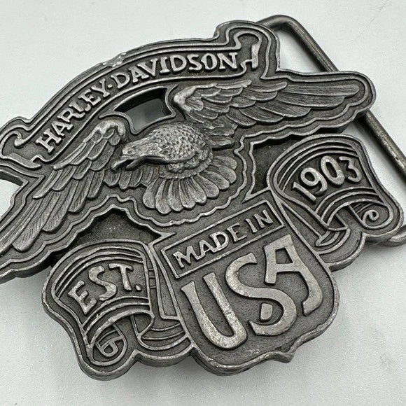 Harley-Davidson Pewter Belt Buckles for sale | eBay