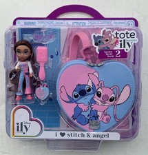Disney ILY 4Ever tote teenies Love Stitch  Angel Mini Doll  Backpack Free Ship