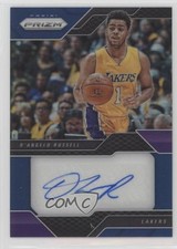 2016-17 Panini Prizm Veteran Signatures Blue 36/49 D'Angelo Russell #12 Auto 0aa