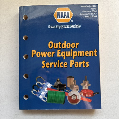 #ad NAPA Power Equipment Products Outdoor Power Equipment Service Parts 2006 Catalog $9.49