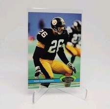 ROD WOODSON 1991 Topps Stadium Club base #30 PITTSBURGH STEELERS