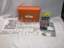 Corning Pyrex Glass 19/22 Organic Chemistry Kit 6949E Kimax, Molecular Model Set