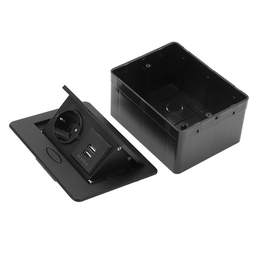Desktop-Buchse Dual USB Port Bounce Tisch Power Strip Wasserdichte Verbindung - Photo 12/23