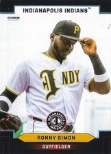 RONNY SIMON 2026 Choice Indianapolis Indians #23 Dominican Republic Pirates 🔥