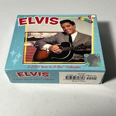 Elvis Presley 2005 Year-In-A-Box Daily Desk Calendar Music