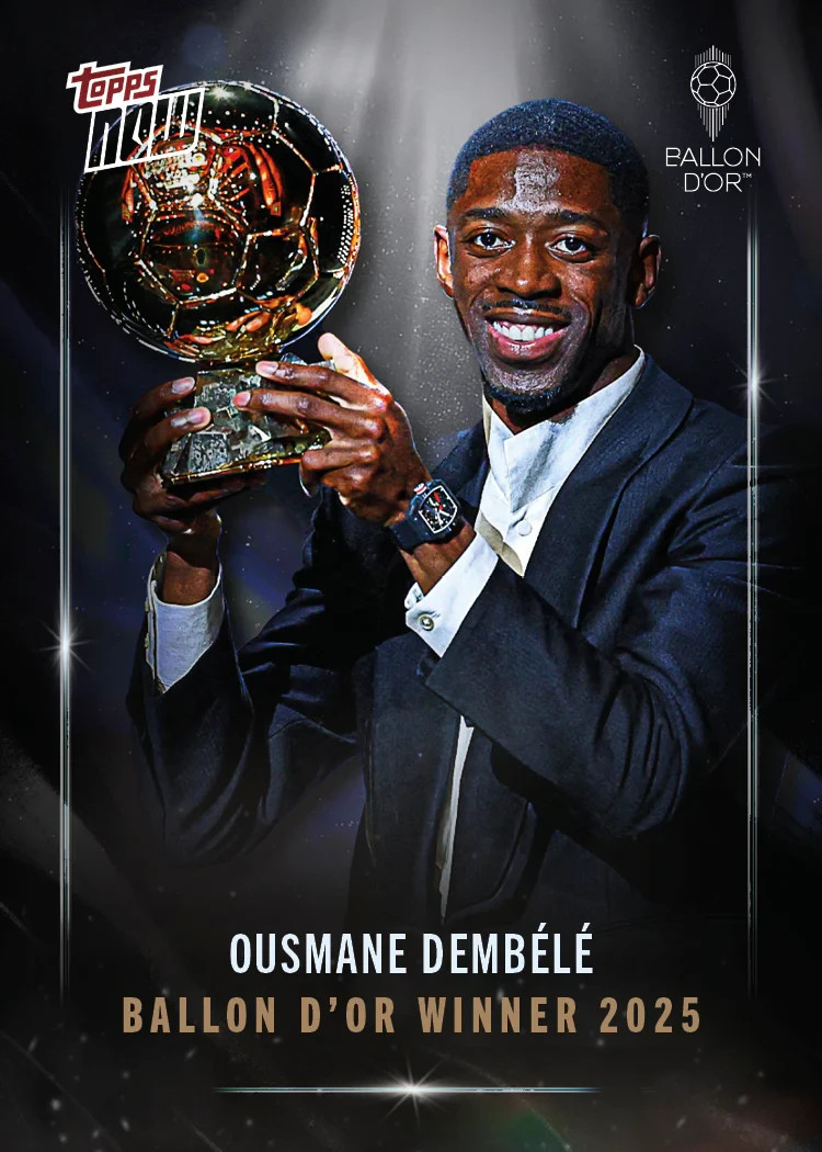 Ousmane Dembélé - 2025 Ballon d'Or Topps NOW - Card 1 | eBay
