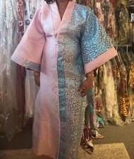 BOUBOU BUBU KAFTAN AFRICAN BROCADE DRESS