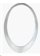 CORNICE CROMATA FARO SINISTRA PER MINI ONE COOPER 01>06