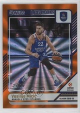 2024-25 Panini Donruss EuroLeague Legends Orange Laser 25/75 Vasilije Micic 14mf