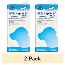  2 pack PetAg Milk Replacer Liquid for Dogs and Puppies, 32 fl oz