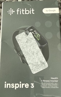 Fitbit Inspire 3 Heart Rate Health & Fitness Tracker Midnight Zen/Black