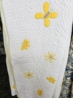 Pottery Barn Kids Twin Size Quilt Yellow Green Flower Butterfly Preowned