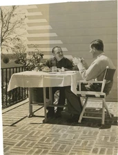 Glenway Wescott William ORIGINAL PRESS PHOTOGRAPH OF W SOMERSET MAUGHAM #163116