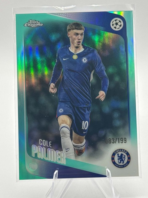 2025-26 Topps Chrome UCC Cole Palmer Teal Refractor /299 A035