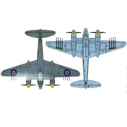 Tamiya 61062 De Havilland Mosquito FB Mk.VI/NF Mk.II Model Kit Scale 1:48 - Picture 3 of 8