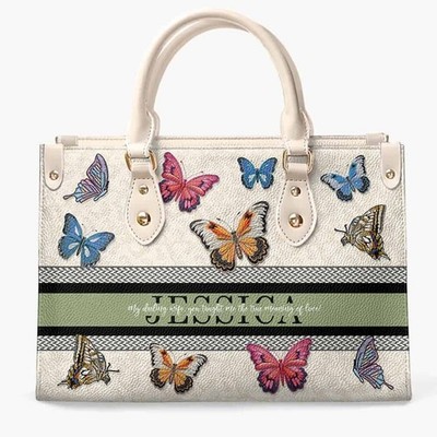 My Darling Wife, You Taught Me The True Meaning Of Love, Personalized Leather Ba