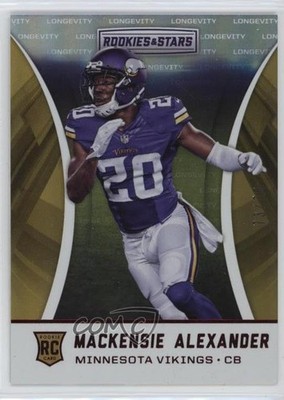 2016 Rookies & Stars Three Star Longevity 73/75 Mackensie Alexander #289 RC 0q3