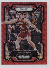 2024-25 Panini Prizm Draft Picks Red Wave Prizm Quinten Post #73 1o2