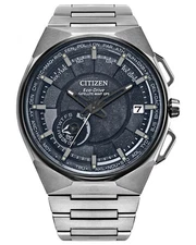 NEW CITIZEN ECO DRIVE SATELLITE WAVE X TITANIUM PERPETUAL 46MM WATCH CC3097-52E
