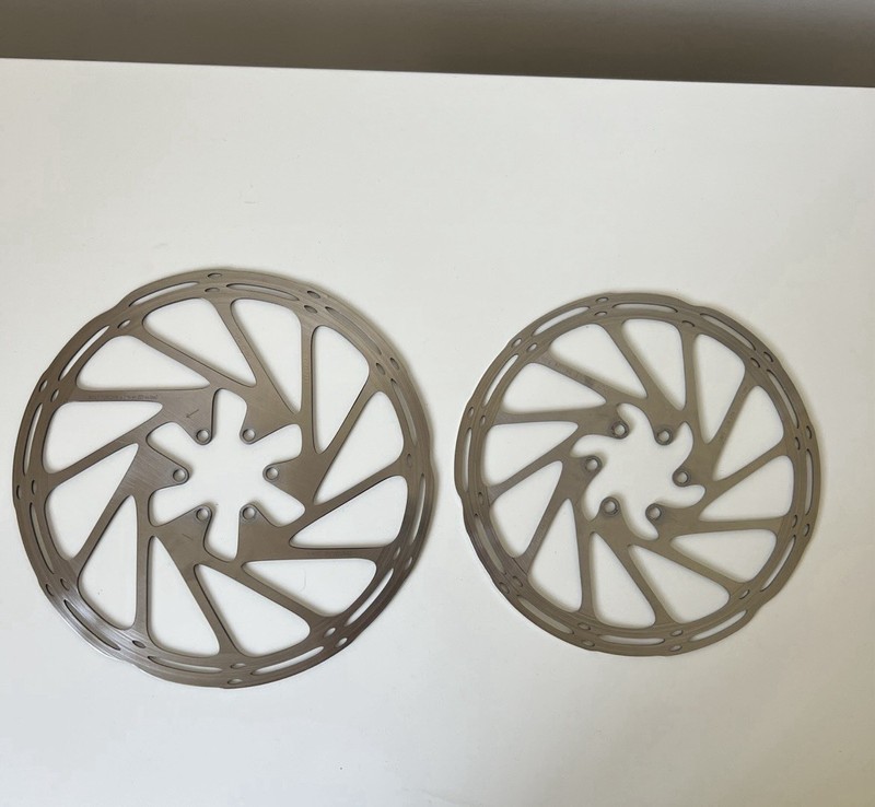 SRAM Centerline Rotors 200 And 180. Used Twice.