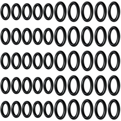 #ad 50 Pack Rubber O Rings Kit Hose Washers Fits 1 4 3 8 M22 Quick Connect $15.37