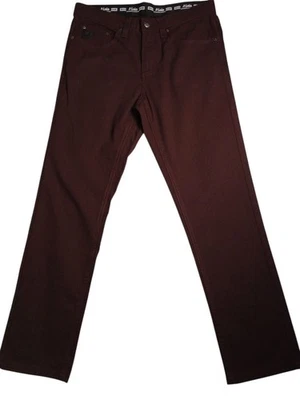 Lois Jeans Peter Slim Pantalon Prune Bordeaux Homme 32x28 / Burgundy Pants Men - Photo 1/4