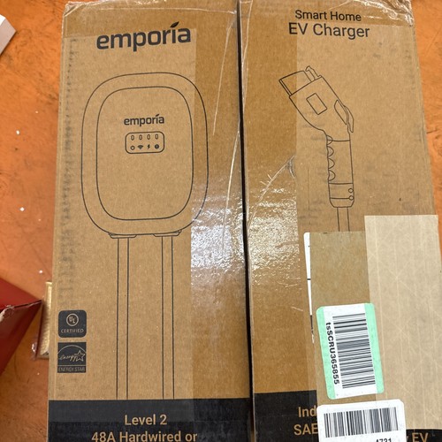 EMPORIA Smart Home EV Electric Car Charger Level 2 40 Amp - Indoor/Outdoor