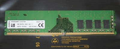 8 GB DDR4 Desktop-RAM PC4-2666V von Kingston (HP26D4U9S8ME-8) gebraucht, 100% ok