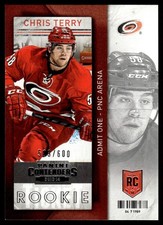 2013-14 Panini Contenders Chris Terry Carolina Hurricanes #132 .