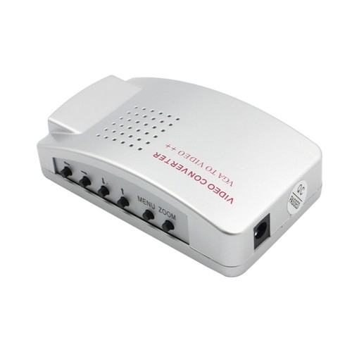 Computer PC Laptop to TV Converter Box PC VGA to TV AV Signal Adapter Converter - 第 6/6 張圖片