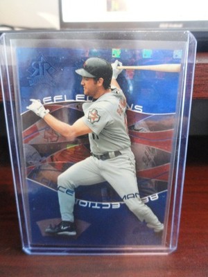 2004 UPPER DECK REFLECTIONS LANCE BERRKMAN BLUE 78/250 #61 NM/M SAME DAY SHIP