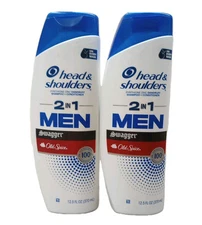 2x Head & Shoulders 12.5oz Men Swagger Old Spice 2in1 Shampoo & Conditioner