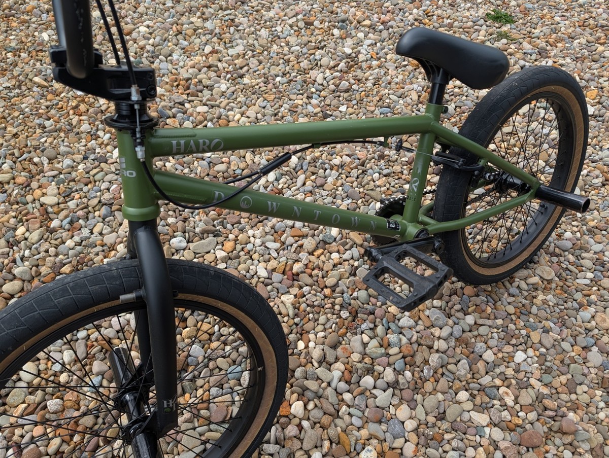 Haro Downtown DLX BMX bike in Matte Army Green | eBay