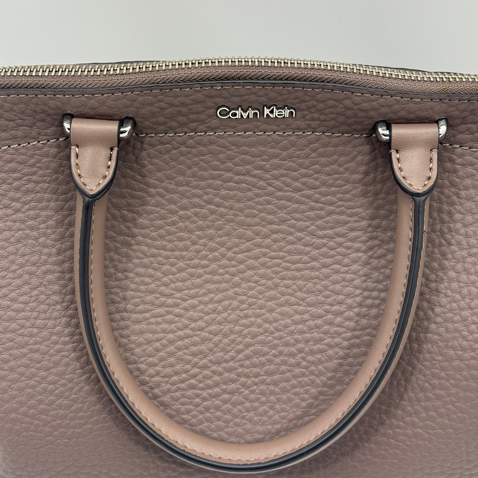 Calvin Klein Taupe MultiPocket Double Handle w/ A… - image 6