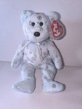 TY Beanie Babies Collection Flaky Soft Plush Bear Toy With Tag Vintage