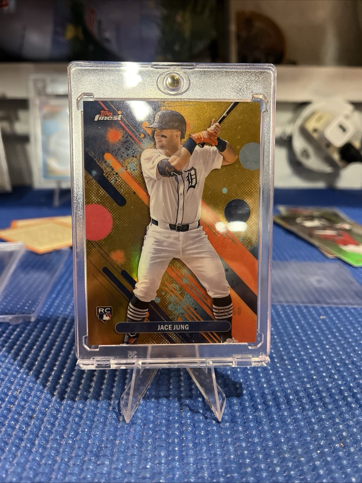 2025 Topps Finest - Gold /50 Jace Jung #29 RC Tigers